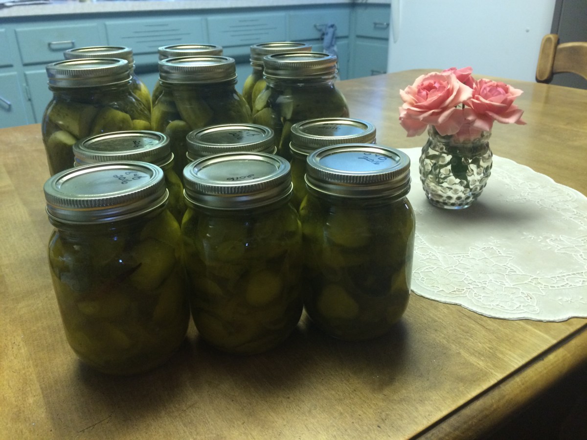 jars of pickles